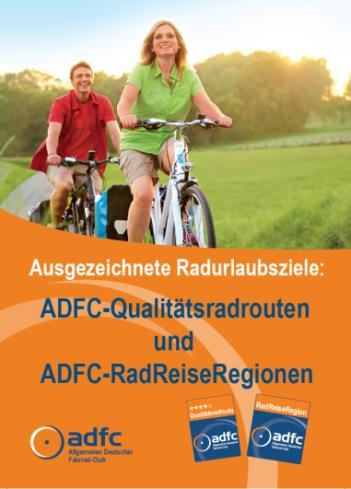 ADFC-Qualitätsradrouten und ADFC-RadReiseRegionen über 11.000 Kilometer abgefahren und bewertet. Routen haben an Qualität zugelegt: mehr 5 Sternerouten und mehr RadReiseRegionen.