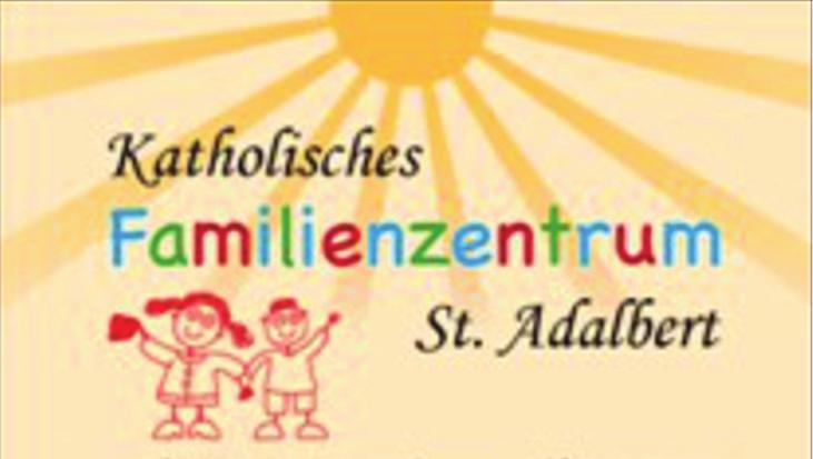 Familienzentrum St. Adalbert Familienzentrum St. Adalbert wieder voll belegt In unserem katholischen Familienzentrum betreuen wir zur Zeit 70 Kinder aus 17 verschiedenen Nationen.