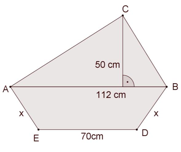7. (2P) Das Dreieck ABC hat die gleiche Fläche wie das