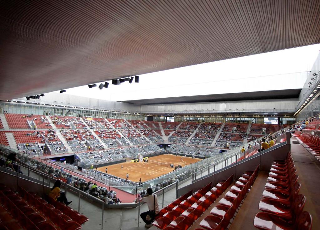 Architektur für den Sport Beispiele > Tennis