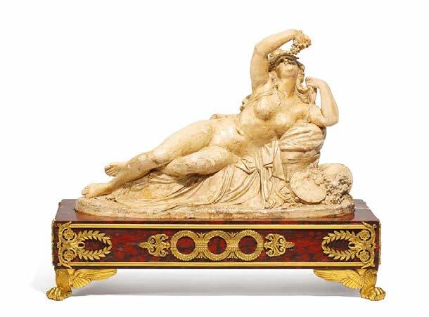 Höhe 54 cm. Zustand A/B. 2.000-2.500 $ 2.160-2.700 1636 GROßER KONSOLTISCH LOUIS XVI. LARGE CARVED GILTWOOD CONSOLE TABLE LOUIS XVI.