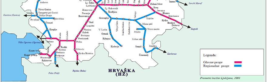 1 EC-Zugpaar Wien Graz Zagreb täglich (gemeinwirtschaftliche