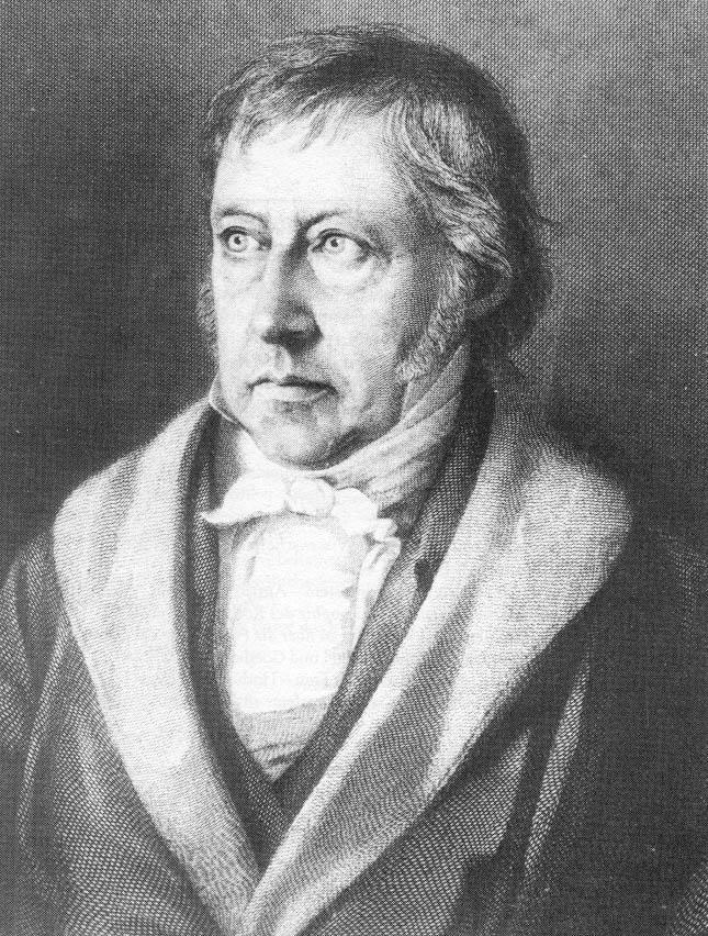 Georg Wilhelm Friedrich Hegel (1770-1831) Während meines Unwohlseins hatte ich Hegel von Anfang bis Ende, samt den meisten seiner Schüler, kennengelernt ( ) und immer fester kettete ich mich selbst
