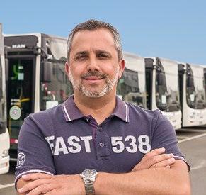 4 5 4 Vorausschauende Instand haltung verlängert die Einsatzzeiten der Busse und senkt die Betriebskosten, sagt Hervé Robin, Maintenance Director von Keolis in Bordeaux.