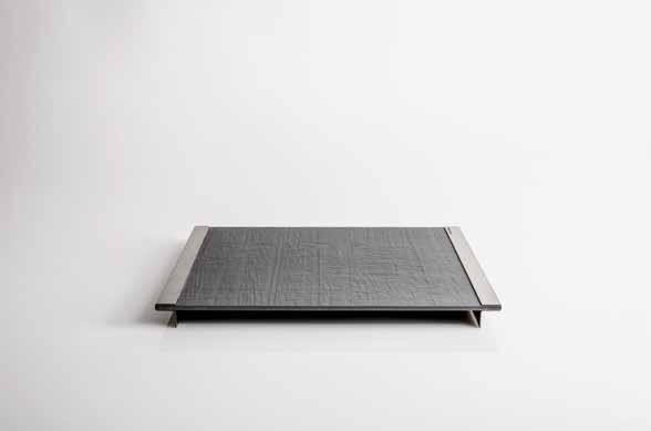 Collezione Slash design Claudio La Viola Piatto Rettangolare rectangular plate, teller rechteckig COL Piatto Quadrato square