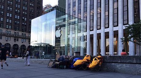 Apple Store New York vor 4 Tagen! Bildquelle: http://i.telegraph.co.