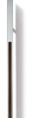 horizontal, nur bei flügelüberdeckender Buchenholz Füllung montierbar Griffmontage auf der Haustürfüllung B: 05 mm x 40 mm B: