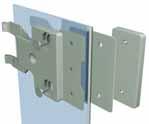 Belastungsangaben: Richtwerte für 8 mm Glas/ Load specifications: Guideline for 8 mm glass Scharniere je Tür (Stück) / Hinges per door (piece) 2 2 3 3 4 Höhe der Tür (mm) / Door height in (mm) 600