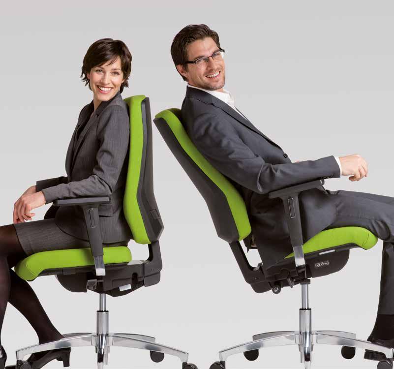 Lösungen Dauphin Ergonomie Eine individuelle Anpassung an jede Körpergröße bietet optimalen Sitzkomfort.