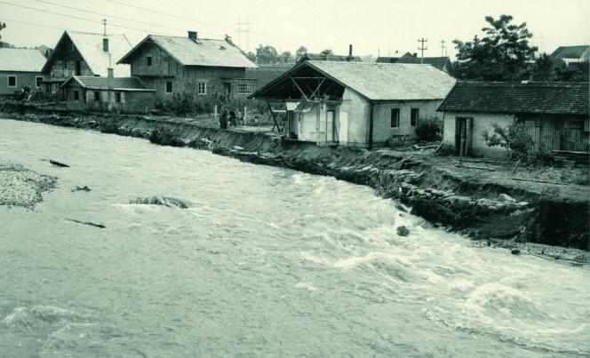 Hochwasser 1954 Erfolgte Regulierungen: