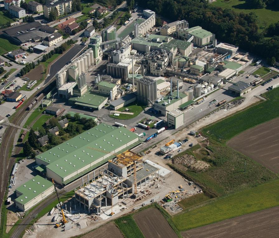 KAPAZITÄTSAUSBAU MAISSTÄRKEFABRIK ASCHACH Der 3-stufige Ausbau des Maisstärke- Werkes in Aschach/Donau ist nun fast