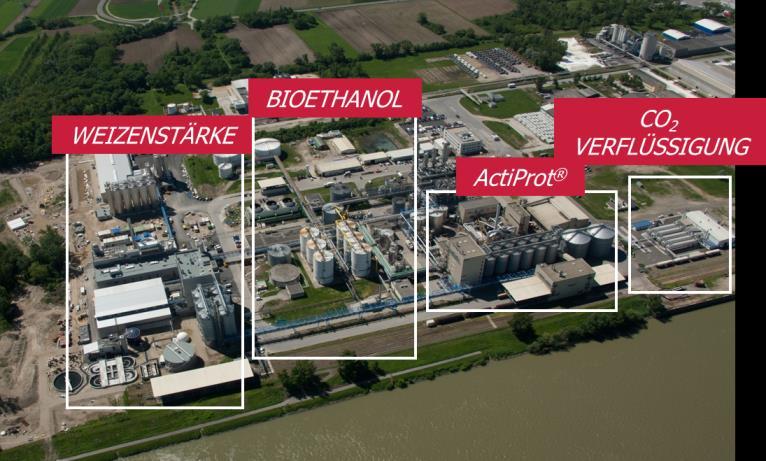 ERWEITERUNG WEIZENSTÄRKEANLAGE PISCHELSDORF AGRANA plant die Erweiterung der Weizenstärkeanlage am Standort des Bioethanolwerkes in Pischelsdorf/Ö, um der erhöhten Nachfrage nach