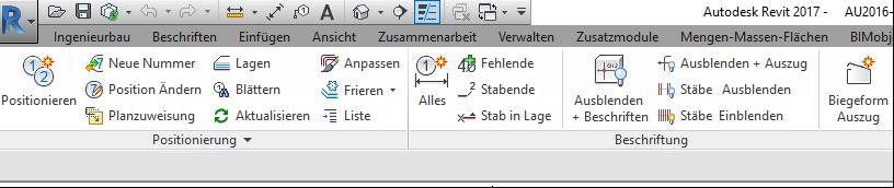 Sofistik Bewehrung (RCD) Positionieren (Plan oder