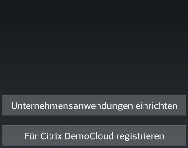Suchbegriff: Citrix Receiver ein.