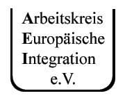 dem Arbeitskreis Europäische Integration (AEI) 8./9.