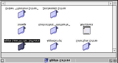 Schließen Sie das -Kabel keinesfalls an den -Anschluss der Tastatur oder einen nicht mit Strom versorgten -Hub an! 5 Öffnen Sie das Macintosh HD Symbol. 6 Für Mac OS 8.6 bis 9.