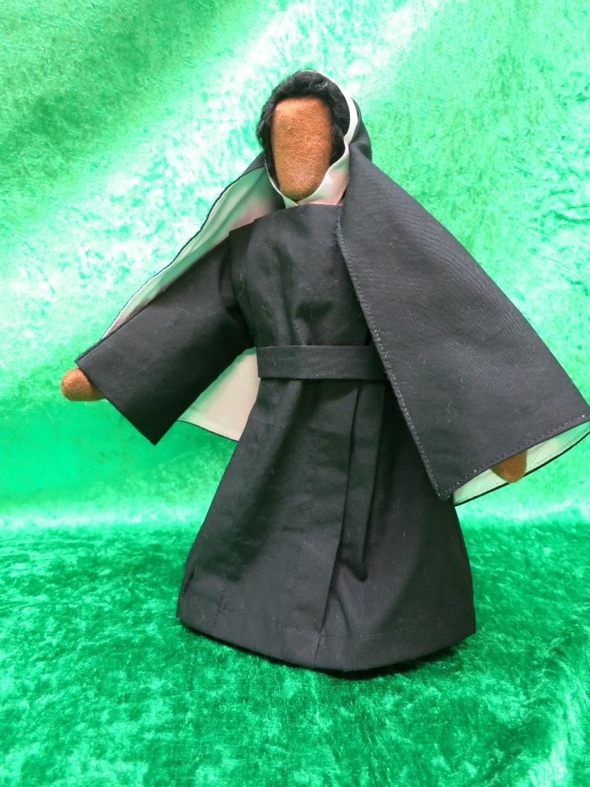 MAT 322 Bekleidungsset: Klosterschwester Nonne Das Bekleidungsset für eine Schwesterntracht / Klosterfrau in schwarz mit dem richtigen Zubehör - kann viele Heiligengestalten darstellen.