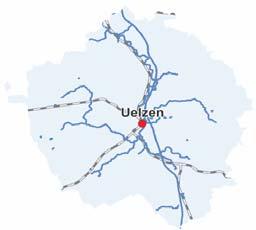 Landkreis Uelzen Basisdaten Bevölkerung 99.500 Bevölkerungsdichte (EW/km²) 68 Haushalte 43.250 Ø Haushaltsgröße 2,3 Wohnungen 45.