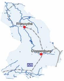 Landkreis Cloppenburg Basisdaten Bevölkerung 159.750 Bevölkerungsdichte (EW/km²) 113 Haushalte 57.750 Ø Haushaltsgröße 2,8 Wohnungen 55.