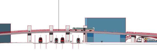 zweiter ÖV-Hauptumsteigepunkt Bahn-Bus gebaut werden soll. Diese Vision ist mit der angelaufenen Projektierung für eine Brückenhaltestelle bereits sehr konkret geworden.