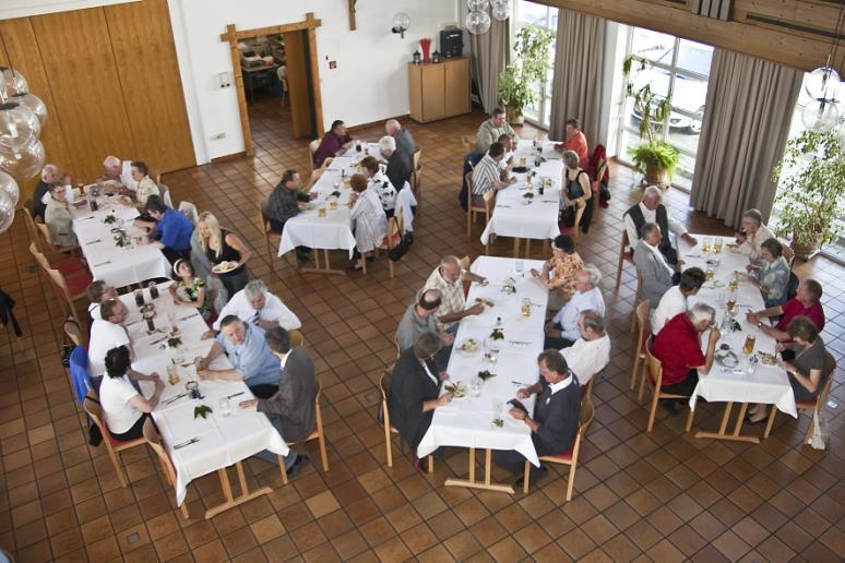 Die Dekoration wurde durch den Wirt Herrn Mühlberger und seinem Team vorgenommen.