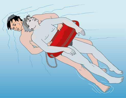 3.34 Fachwissen für den Rettungsschwimmer 3.3.5 Rettungsboje (Rescue Buoys) Die Rettungsboje ist in ihren Einsatzmöglichkeiten dem Gurtretter sehr ähnlich.