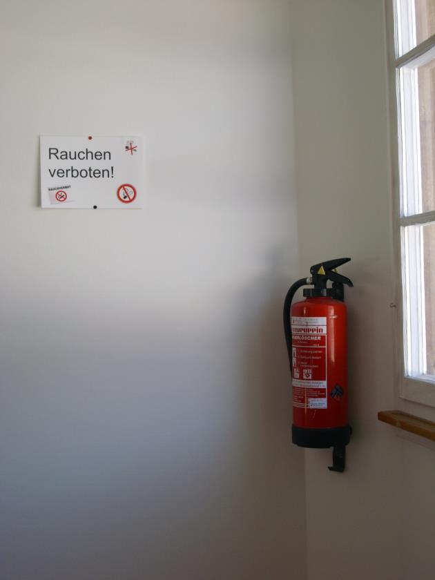 Eine neue Brandschutzanlage sowie Brandschutztüren
