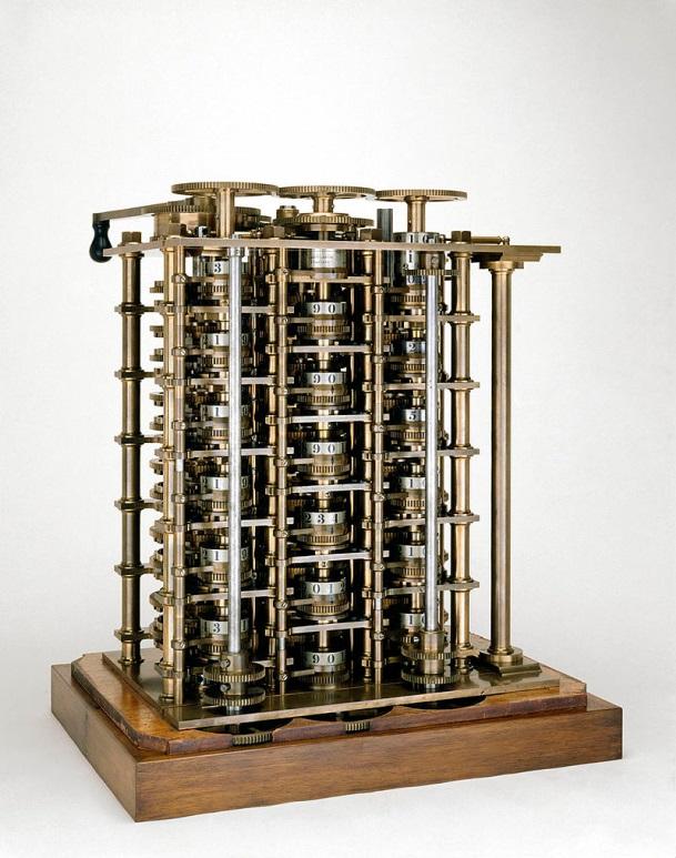 4 Grundrechenarten, Zahlen in Binärdarstellung Quelle: Clemens Weller, Deutsches Museum München Charles Babbage