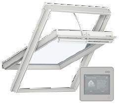 VELUX INTEGRA und INTEGRA Solar Fenster sind vorbereitet für die einfache Installation von Hitze- und Sonnenschutz innen und aussen.