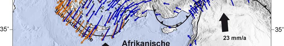 Platte von Ost nach West zum Versagen brachte (Abbildung 1, Stein et al., 1997, Lorenzo-Martin et al., 2006).