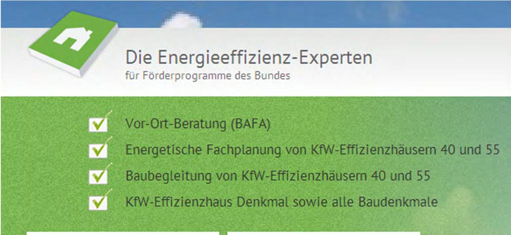 Energieeffizient Bauen und Sanieren www.energie-effizienz-experten.de aktiv seit Dezember 2011 über 5.