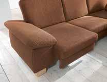 INKLUSIVE variabel verstellbar Sofa 2,5-sitzig Medium BHT: 199 x 86 x 87 cm: System-Polstergruppe inklusive 2