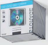 CD/CD-ROM/DVD + Booklet - Im 15er Pack in 3 Farben sortiert: blau, orange, rot - Maße: 125 x 143 x 80mm CD