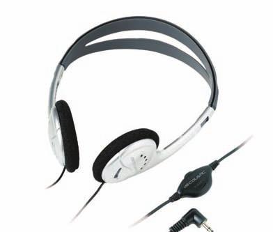 32250 - Lederbespannte Ohrmuscheln - Einstellbares Kopfband - Geschlossene Bauart - Einseitige Kabelführung -