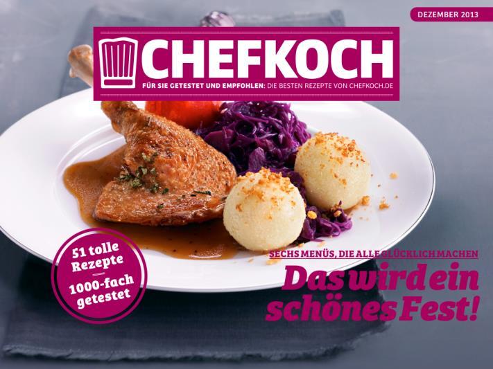 Welche Werbemöglichkeiten bietet das CHEFKOCH emagazine?