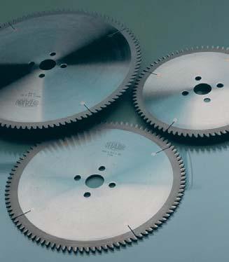 The carbide tipped saws for no ferrous materials are manufactured upon specific working needs communicated us by the Customer.
