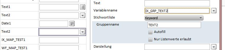 Der Name ergibt sich über die Kurzbezeichnung des Scriptes in der Indexserver Scripting Base. Tragen sie in der AdminConsole den Scriptnamen in das Feld Dynamische Stichwortliste ein. 2.3 im ELOwf 2.