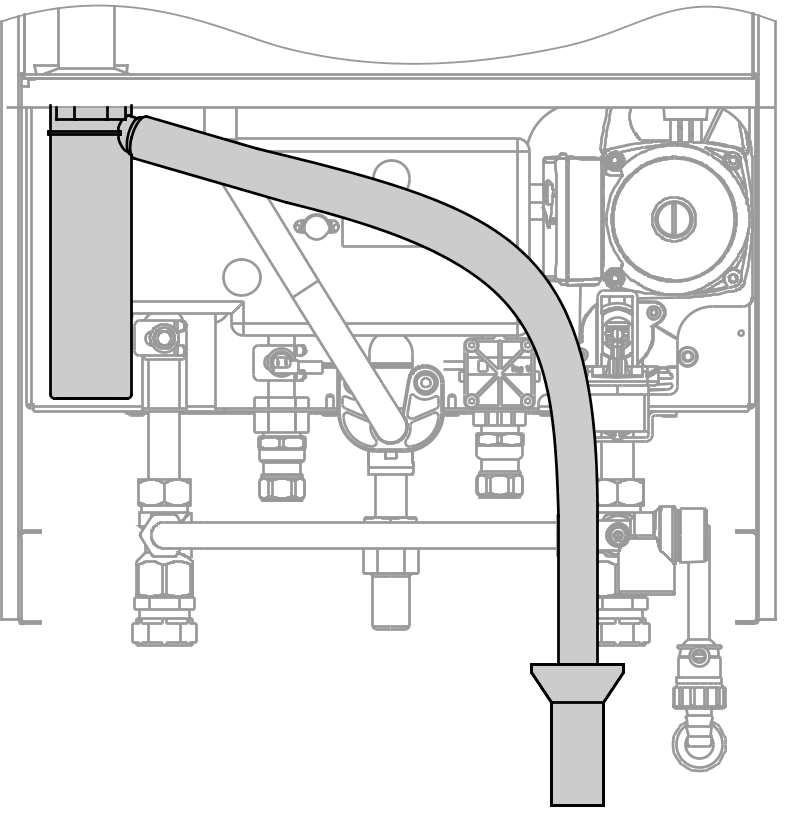 Montageablauf Abgasanschluss 1. Paralleladapter am Abgas-/Zuluftanschluss aufstecken. 2.
