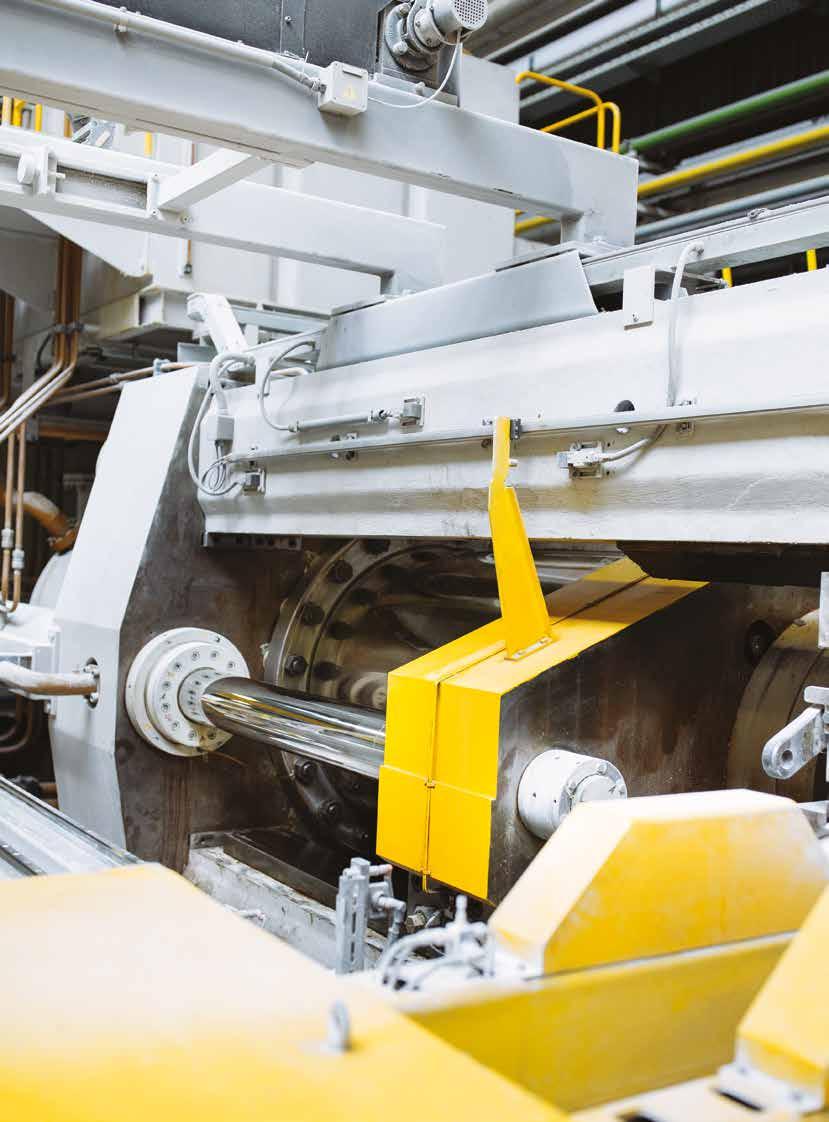 Mechanische Ausrüstung Unsere Gießerei mit einer Gesamtkapazität von 180.000 Tonnen pro Jahr (Kapazität für die Bedürfnisse des Pressens von mehr als 90.
