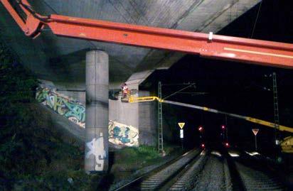 Unterführung der Gleise der Deutschen Bahn L 3020 bei Dorlar Bei dem Bauwerk L 3020 mussten aufgrund