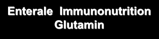 Enterale Immunonutrition Glutamin van