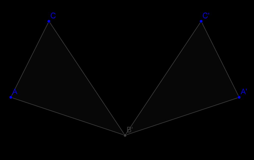 GRUPPENPUZZLE GRUPPE 1 In der Abbildung unten findest du links eine Figur mit den Eckpunkten A, B und C. Von dieser Figur geht man aus und wird folglich als Originalfigur bezeichnet.
