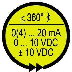 Elektro-magnetische Drehgeber TBA 50 Ausgänge 0-20 ma, 4-20 ma, 0-10 VDC oder ±10 VDC Zur Erfassung mechanischer Größen wie Winkel, Drehbewegungen oder Positionen wird das kontaktlose