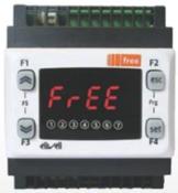 a) FREE Smart 01) SMP FREE Smart SMP; Einbau 34x76mm, 12-24Vac, mit oder ohne serielle RS485-Schnittstelle (.../S), mit oder ohne Präsenz der RTC Uhr (.