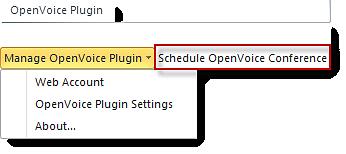 Planen von Konferenzen mit dem OpenVoice Outlook-Plug-In OpenVoice-Konferenzen können jetzt in Microsoft Outlook geplant werden.