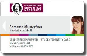 11 UniCard Der Studierendenausweis Semesterticket kostenlos Straßenbahn fahren MVB (Ticket muss validiert werden Gebäude 01