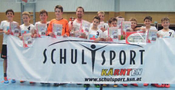 u P 76 www.schulhandball.at Schulsport in Kärnten 2014 2015 2014-2015 HANDBALL FUSSBALL Landesreferent Mag.