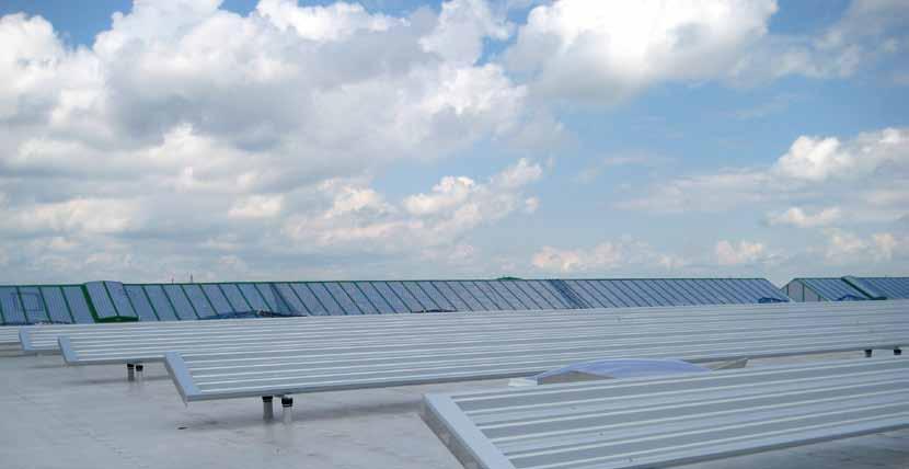 Solar-Montagesystem für Flachdächer vom