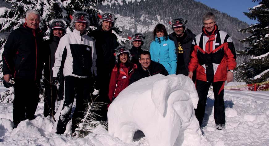 Iglu bauen Wecken Sie den Eskimo in