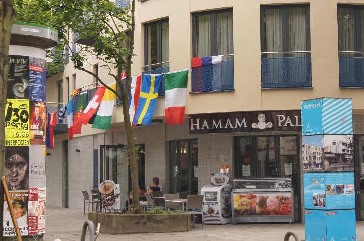 EG: Öffnung nach außen EG: HAMAM Palace - Cafe Bar -